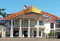 Kantor Bupati Lampung Selatan. (Foto.Juwantoro)