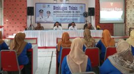 Dinas Perpustakaan dan Kearsipan Lampung Selatan Gelar Membaca Nyaring tahun 2025, Senin, 21 Juli 2025, di Aula Seandanan Disdik Lamsel. (Foto.Juwantoro)