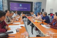 Poto: Rapat bersama SC dan OC Kongres Persatuan, Kamis (7/8) di Hall Dewan Pers, Kebon Sirih, Jakpus. (Ist).