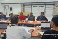 Poto: Panitia Pelaksana Kongres Persatuan PWI 2025 saat menggelar rapat (ist).
