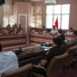 Bupati Lampung Selatan Radityo Egi Pratama pimpin rakor hut kemerdekaan RI ke -80, Selasa, 12 Agustus 2025. (Foto.Juwantoro)