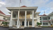 Kantor Bupati Lampung Selatan kini tengah bersolek (foto.Juwantoro)