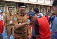 Gubernur Lampung Saat menyapa Para Siswq ( Poto Istimewa).