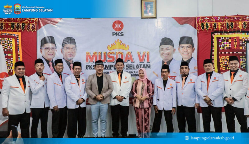 Wakil Bupati Lamsel hadiri Musyawarah Daerah (Musda) VI Partai Keadilan Sejahtera (PKS) Kabupaten Lampung Selatan
