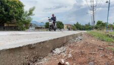 Kondisi jalan di Kabupaten Lampung Utara  yang sudah di Bangun Pemeeintah Provinsi Lampun (ist).