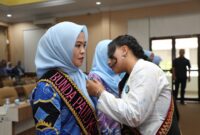 Bunda PAUD Lampung Selatan Zita Anjani kukuhkan Bunda PAUD Kecamatan se-Lamsel, Selasa, 23 September 2025. (Foto. Dokpim Lamsel)