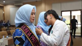 Bunda PAUD Lampung Selatan Zita Anjani kukuhkan Bunda PAUD Kecamatan se-Lamsel, Selasa, 23 September 2025. (Foto. Dokpim Lamsel)