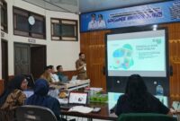Plt Direktur RSUD Bob Bazar Kalianda tengah ikuti lomba GIA yang digelar Brida Lampung Selatan, Selasa, 30 September 2025. (Foto.Ist)