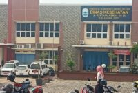 Kantor Dinas Kesehatan Lampung Selatan. (Foto.Juwantoro)