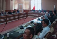 Disnakertrans Lampung Selatan gelar Bimtek PP dan PKB di Lingkup Pemkab Lamsel. (Foto.Juwantoro)
