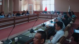 Disnakertrans Lampung Selatan gelar Bimtek PP dan PKB di Lingkup Pemkab Lamsel. (Foto.Juwantoro)