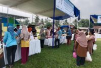 Operasi pasar murah di Desa Budi Lestari, Kecamatan Tanjungbintang diserbu kaum ibu, Jumat, 10 Oktober 2025 (foto.Dok.Disdagprind Lamsel)