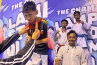 Poto: Atlet Prestige club Peraih Medali emas dikejuaraan Student Olympic 2025. ( ist).