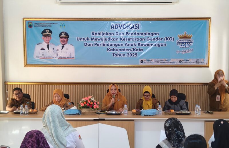 Dinas PP - PA Lamsel gelar advokasi pendampingan, Senin, 20 Oktober 2025. (Foto.Ist)
