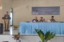 Dinas Perpustakaan dan Kearsipan Lampung Selatan tengah memberikan sosialisasi budaya membaca dan listerasi, Selasa, 21 Oktober 2025, di Aula Kecamatan Penengahan. (Foto.Ist)