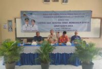 Sosialisasi Membaca dan Listerasi di Aula SMPN 3 Natar, Kamis, 23 Oktober 2025. (Foto.Ist)