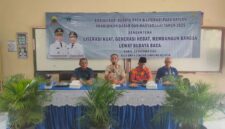 Sosialisasi Membaca dan Listerasi di Aula SMPN 3 Natar, Kamis, 23 Oktober 2025. (Foto.Ist)