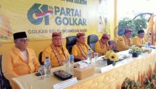 Ketua DPD Partai Golkar Provinsi Lampung Hanan A. Razak Konsolidasi ke DPD Partai Golkar Lamsel. (Foto.Ist)
