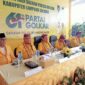 Ketua DPD Partai Golkar Provinsi Lampung Hanan A. Razak Konsolidasi ke DPD Partai Golkar Lamsel. (Foto.Ist)