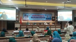 Ketua TP PKK Lampung Selatan Zita Anjani buka pelatihan digital marketing, Rabu, 8 Oktober 2025. (Foto.Juwantoro)