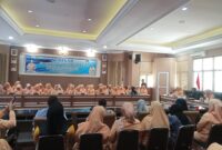 Sekdakab Lamsel buka seminar yang digelar DWP Lamsel. (Foto.Juwantoro)