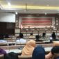 Wakil Bupati Lampung Selatan M.Syaiful Anwar tengah memberikan amanat dalam peringataj Hari Sumpah Pemuda Ke-97. (Foto.Juwantoro)