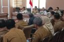 Rapat pemantauan dan evaluasi pelaksanaan program pemberantasan korupsi, masih terdapat masalah terkait aset daerah. (Foto.Juwantoro)
