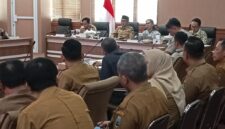 Rapat pemantauan dan evaluasi pelaksanaan program pemberantasan korupsi, masih terdapat masalah terkait aset daerah. (Foto.Juwantoro)