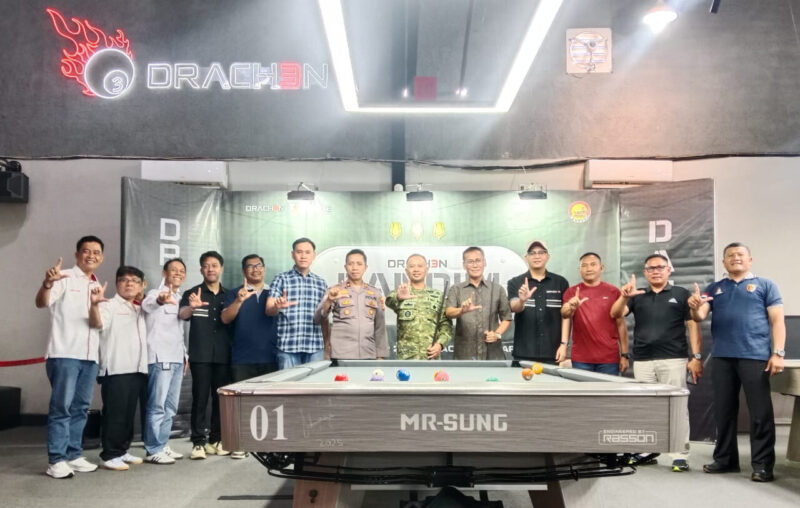 Poto Bersama dalam acara pembukaan Dandim Drachen Cup 2025 ( poto Jun Ari).