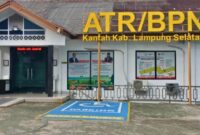 Poto : Kantor BPN Lamsel