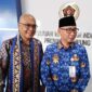 Ketua PWI Pusat Munir Bersama Gubernur Lampung Rahmat Mirzani Djausal 