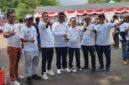 Poto: Ketua PWI Pusat Poto bersama Pengurus PWI Lampung yang hadir di Kick-off HPN 2026 di Serang Banten
 (dok PWI Lampung).