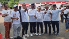 Poto: Ketua PWI Pusat Poto bersama Pengurus PWI Lampung yang hadir di Kick-off HPN 2026 di Serang Banten
 (dok PWI Lampung).