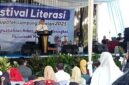 Bupati Lampung Selatan Radityo Egi Pratama membuka Festival Literasi, Rabu, 26 November 2025. (Foto.Juwantoro)