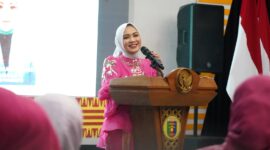 Poto: Ketua TP. PKK Provinsi Lampung, Purnama Wulan Sari Mirza,