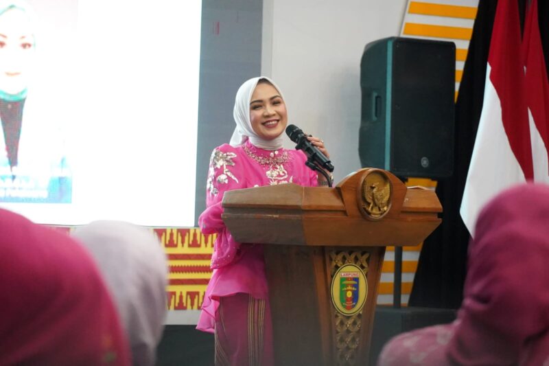 Poto: Ketua TP. PKK Provinsi Lampung, Purnama Wulan Sari Mirza,