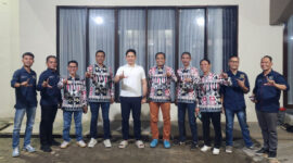 Poto: Bupati Lamsel bersama ketua dan Pengurus PWI Lmapung saat pertemuan di rumah dinas bupati lamsel ( dok  PWI Lampung).