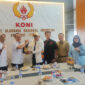 Poto: KONI Jambi Serahkan dukungan resmi Lampung Bantrn Tuan Rumah PON 2032 ( dok Humas KONI Lampung)