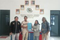 Amir Saripudin daftar calon Ketua PWI Lampung Selatan, Jumat, 19 Desember 2025. (Foto.Juwantoro)