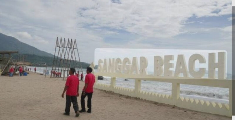 Sanggar Bach Salah satu Objek Wisata di Lamsel yang Ramai di kunjungi Wisatawan di Malam pergantian Tahun ( poto Istimewa).