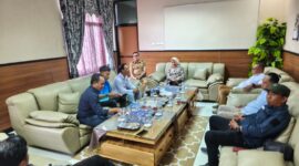 Panitia Konferkab PWI Lampung Selatan audensi dengan Ketua DPRD Lamsel.