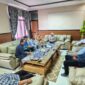 Panitia Konferkab PWI Lampung Selatan audensi dengan Ketua DPRD Lamsel.