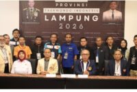 Poto bersama Saat Musprov Tekwondo Indonesia Lampung 
(ist).