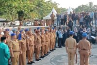 Bupati Lampung Selatan Radityo Egi Pratama melantik 17 Pejabat Pimpinan Tinggi Pratama di Lingkungan Pemkab Lamsel, Selasa, 6 Januari 2026. (Foto.Zulian)