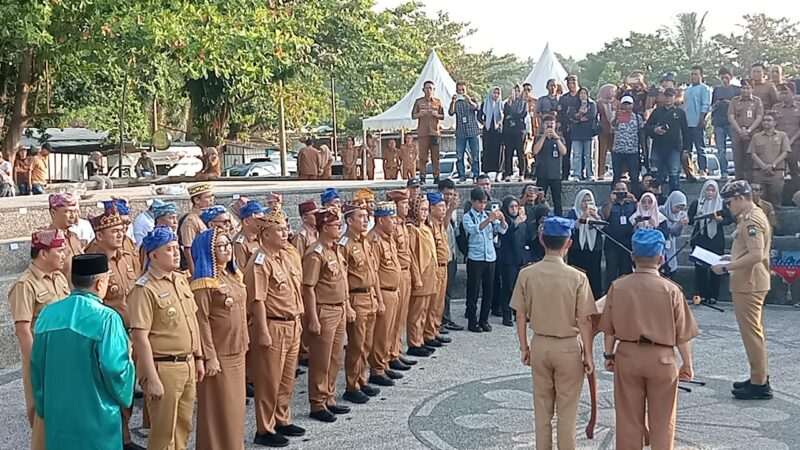 Bupati Lampung Selatan Radityo Egi Pratama melantik 17 Pejabat Pimpinan Tinggi Pratama di Lingkungan Pemkab Lamsel, Selasa, 6 Januari 2026. (Foto.Zulian)