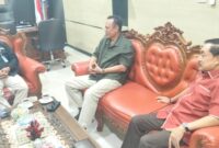 Ketua KONI lampung dan wakil IV saat kunjungan ke RRI Lampung ( dok KONI Lampung).