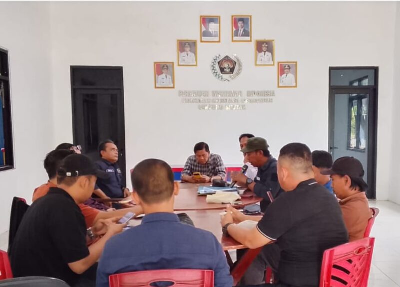 PWI Lampung Selatan menggelar rapat persiapan Konferkab.