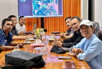 Poto: Ketua kONI Lampung saat menerima Pengurus Pordasi  Lampung ( dok KONI Lampung).