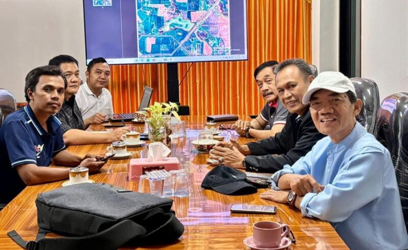 Poto: Ketua kONI Lampung saat menerima Pengurus Pordasi  Lampung ( dok KONI Lampung).