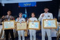 Poto: Empat atlet asal Provinsi Lampung peraih medali pada ajang SEA Games Thailand 2025 ( Ist).